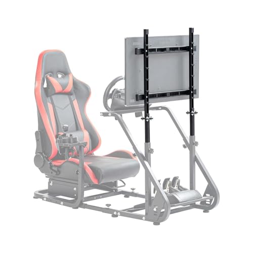 Dardoo Racing Simulator Cockpit-Monitorhalterung passend für Logitech G923 G29 G920, Thrustmaster Radrahmen, Xbox One, PC, ohne Lenkrad, Schalthebel, Pedale, Sitz und Rennrahmen Dardoo Racing Simulator Cockpit-Monitorhalterung passend für Logitech G923 G29 G920, Thrustmaster Radrahmen, Xbox One, PC, ohne Lenkrad, Schalthebel, Pedale, Sitz und Rennrahmen von Dardoo
