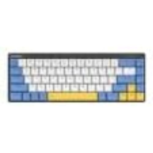 Dareu Drahtlose mechanische Tastatur EK868 Bluetooth (weiß & blau & gelb) von Dareu