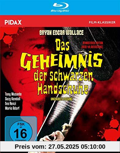 Bryan Edgar Wallace: Das Geheimnis der schwarzen Handschuhe - Remastered Edition / Spannender Gruselkrimi mit Starbesetzung + Bonusmaterial (Pidax Film-Klassiker) [Blu-ray] von Dario Argento