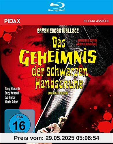 Bryan Edgar Wallace: Das Geheimnis der schwarzen Handschuhe - Remastered Edition / Spannender Gruselkrimi mit Starbesetzung + Bonusmaterial (Pidax Film-Klassiker) [Blu-ray] von Dario Argento