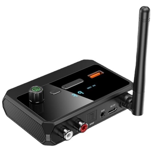 Dariokki Bluetooth 5.3 Digitalanzeige, Bluetooth-Empf?nger, Glasfaser-Koaxialadapter, Unterst¨¹tzt U-Disk, MP3-Player, Langlebig, Einfache Installation Dariokki Bluetooth 5.3 Digitalanzeige, Bluetooth-Empf?nger, Glasfaser-Koaxialadapter, Unterst¨¹tzt U-Disk, MP3-Player, Langlebig, Einfache Installation von Dariokki
