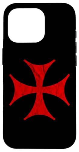 Das Bolnisi-Kreuz Von Malta - vintage Hülle für iPhone 16 Pro von DarkPopArt