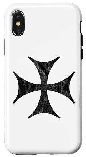 Das Bolnisi-Kreuz Von Malta - vintage Hülle für iPhone X/XS von DarkPopArt