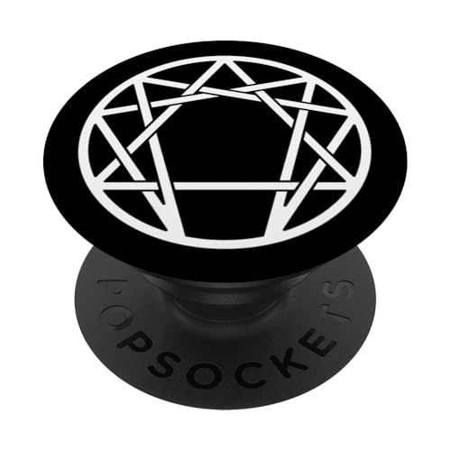 Das Enneagramm Herz - v2 PopSockets Klebender PopGrip von DarkPopArt