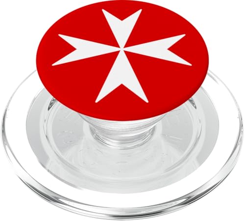 Das Kreuz Von Malta Herz PopSockets PopGrip für MagSafe von DarkPopArt