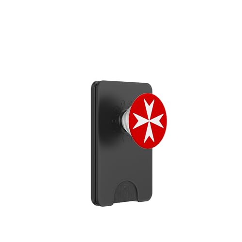Das Kreuz Von Malta Herz PopSockets PopWallet für MagSafe von DarkPopArt