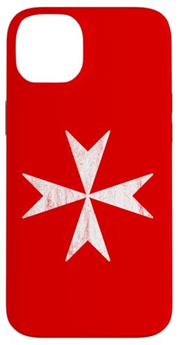 Das Kreuz Von Malta Herz - vintage Hülle für iPhone 14 Plus von DarkPopArt