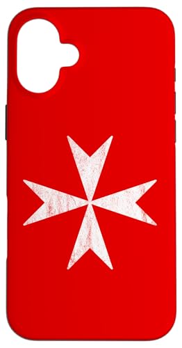 Das Kreuz Von Malta Herz - vintage Hülle für iPhone 16 Plus von DarkPopArt