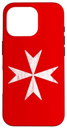 Das Kreuz Von Malta Herz - vintage Hülle für iPhone 16 Pro von DarkPopArt