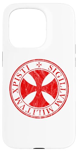 Das Siegel Des Kreuzes Von Malta - v2 vintage Hülle für iPhone 15 Pro von DarkPopArt