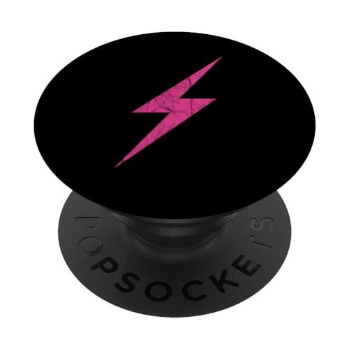 Rosa Blitz Des Feminismus Und Macht - vintage PopSockets mit austauschbarem PopGrip von DarkPopArt