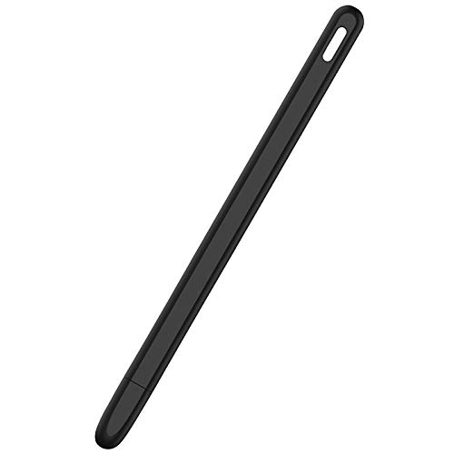 Daroplo Tablet Press Stift Schutz HüLle für Pencil 2 HüLlen Tragbare Weiche Silikon Bleistift HüLle ZubehöR Schwarz von Daroplo