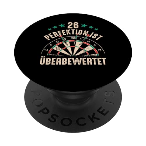 Dart 26 Perfektion ist überbewertet Darts Dartsport PopSockets mit austauschbarem PopGrip Dart 26 Perfektion ist überbewertet Darts Dartsport PopSockets mit austauschbarem PopGrip von Dart Darts Dartspieler Dartsport