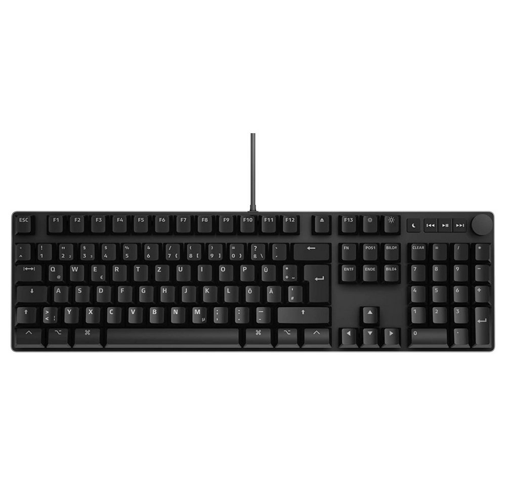 Das Keyboard MacTigr Cherry MX Low Profile Red - Tastatur - schwarz PC-Tastatur von Das Keyboard