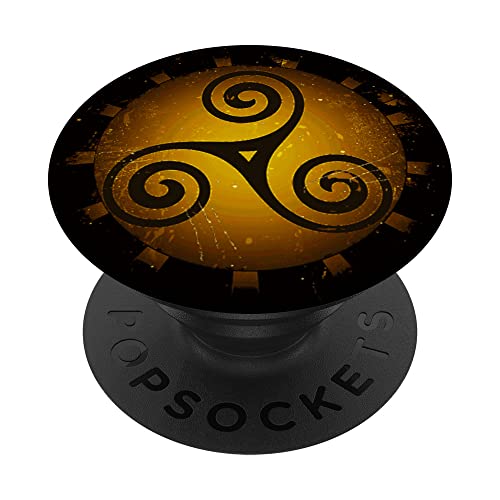 Triskele Triskel PopSockets mit austauschbarem PopGrip von Das keltisches Symbol Triskele und mehr