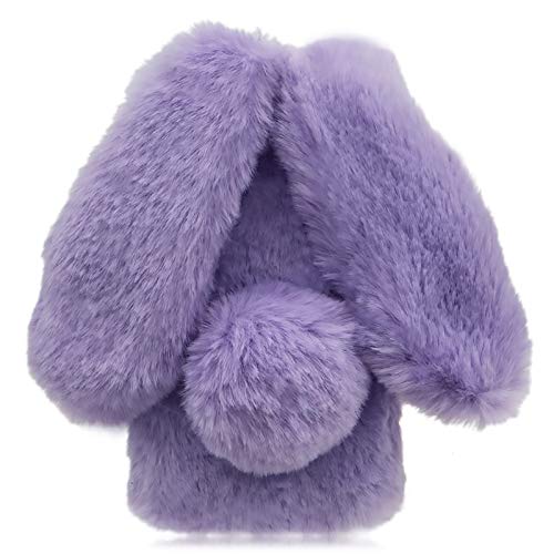 DasKAn 3D Hasenohren Plüsch Hülle für Huawei P30 Lite, Winter Warm Weiche Kaninchen Flauschig Fell Handy Tasche Bling Strass Diamant Design Stoßfest Silikon Rückseite Schutzhülle,Lila DasKAn 3D Hasenohren Plüsch Hülle für Huawei P30 Lite, Winter Warm Weiche Kaninchen Flauschig Fell Handy Tasche Bling Strass Diamant Design Stoßfest Silikon Rückseite Schutzhülle,Lila von DasKAn