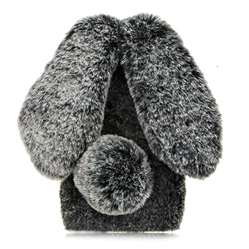 DasKAn 3D Hasenohren Plüsch Hülle für Huawei P30 Pro, Winter Warm Weiche Kaninchen Flauschig Fell Handy Tasche Bling Strass Diamant Design Stoßfest Silikon Rückseite Schutzhülle,Schwarz DasKAn 3D Hasenohren Plüsch Hülle für Huawei P30 Pro, Winter Warm Weiche Kaninchen Flauschig Fell Handy Tasche Bling Strass Diamant Design Stoßfest Silikon Rückseite Schutzhülle,Schwarz von DasKAn