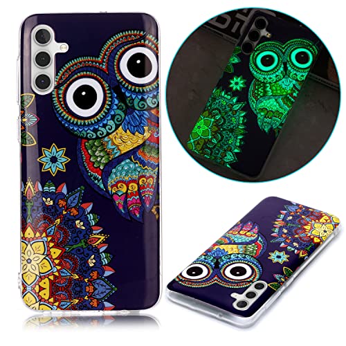 DasKAn Leuchtend Silikon Hülle für Samsung Galaxy A54 5G, Fluoreszierend Licht im Dunkeln Bunt Muster Ultra Dünn Weich Gummi Rückseite Handy Tasche Stoßfest Gel TPU Schutzhülle, Eule DasKAn Leuchtend Silikon Hülle für Samsung Galaxy A54 5G, Fluoreszierend Licht im Dunkeln Bunt Muster Ultra Dünn Weich Gummi Rückseite Handy Tasche Stoßfest Gel TPU Schutzhülle, Eule von DasKAn
