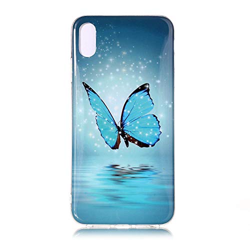 DasKAn Leuchtend Silikon Hülle für iPhone XS Max,Fluoreszierend Licht im Dunkeln Blau Schmetterling Bunt Muster Ultra Dünn Weich Gummi Rückseite Handytasche Stoßfest Flexibel TPU Schutzhülle,#3 DasKAn Leuchtend Silikon Hülle für iPhone XS Max,Fluoreszierend Licht im Dunkeln Blau Schmetterling Bunt Muster Ultra Dünn Weich Gummi Rückseite Handytasche Stoßfest Flexibel TPU Schutzhülle,#3 von DasKAn