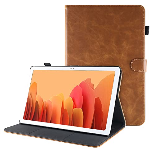 Dasaja Samsung Galaxy Tab A7 10.4 (2020) Leder Hülle Case braun von Dasaja