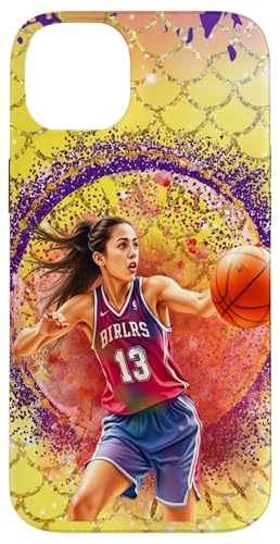 Aquarell Basketball Mädchen Dribbling Sport Hülle für iPhone 14 Plus Aquarell Basketball Mädchen Dribbling Sport Hülle für iPhone 14 Plus von Dashin' Dogz