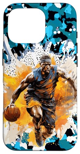 Bunte Sportarten der Teenager-Basketballmannschaft für Jungen Hülle für iPhone 16 Pro Bunte Sportarten der Teenager-Basketballmannschaft für Jungen Hülle für iPhone 16 Pro von Dashin' Dogz