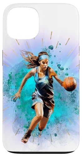 Fan von Basketball-Sportfarben für kleine Mädchen Hülle für iPhone 13 Fan von Basketball-Sportfarben für kleine Mädchen Hülle für iPhone 13 von Dashin' Dogz
