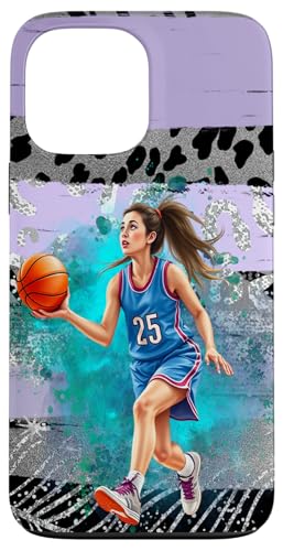 Mädchen Aquarell Basketball Dribbling Cool Kids Hülle für iPhone 13 Pro Max Mädchen Aquarell Basketball Dribbling Cool Kids Hülle für iPhone 13 Pro Max von Dashin' Dogz