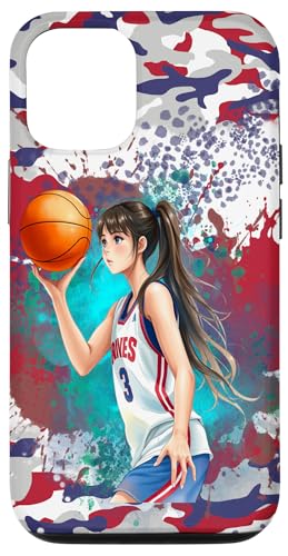 Mädchen Sport Basketball Springen Dribbling Sportlich Hülle für iPhone 12/12 Pro Mädchen Sport Basketball Springen Dribbling Sportlich Hülle für iPhone 12/12 Pro von Dashin' Dogz