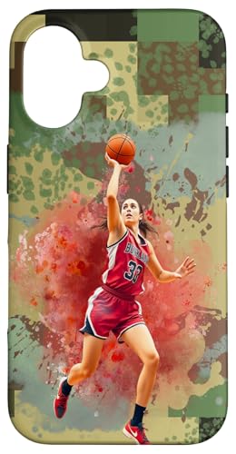 Sport-Basketballspringen für süße Mädchen Hülle für iPhone 16 Sport-Basketballspringen für süße Mädchen Hülle für iPhone 16 von Dashin' Dogz