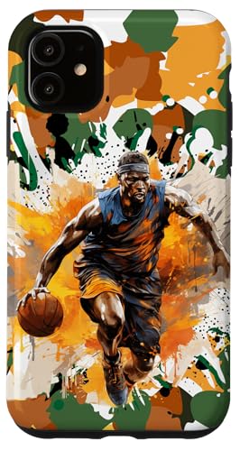 Teen Basketball Aquarell Bunte Sport Teens Hülle für iPhone 11 Teen Basketball Aquarell Bunte Sport Teens Hülle für iPhone 11 von Dashin' Dogz
