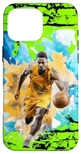 Teenager Basketball Jungen Basketball Sport Fan Hülle für iPhone 16 Pro Max Teenager Basketball Jungen Basketball Sport Fan Hülle für iPhone 16 Pro Max von Dashin' Dogz