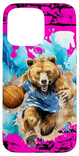 Teenager Basketball Jungen Teamspieler Kinder bunt Hülle für iPhone 15 Pro Max Teenager Basketball Jungen Teamspieler Kinder bunt Hülle für iPhone 15 Pro Max von Dashin' Dogz