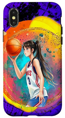 Teenager Basketball Mädchen Basketball Basketbälle Teenager Hülle für iPhone X/XS Teenager Basketball Mädchen Basketball Basketbälle Teenager Hülle für iPhone X/XS von Dashin' Dogz