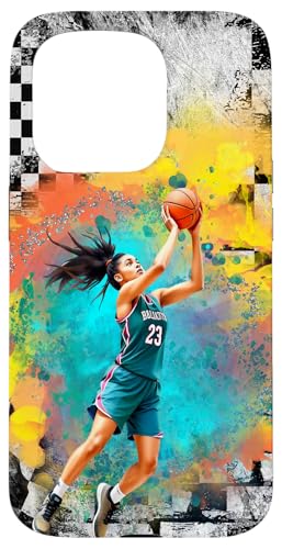 Teenager Basketball Mädchen Springen Wettkämpfe Hülle für iPhone 15 Pro Teenager Basketball Mädchen Springen Wettkämpfe Hülle für iPhone 15 Pro von Dashin' Dogz