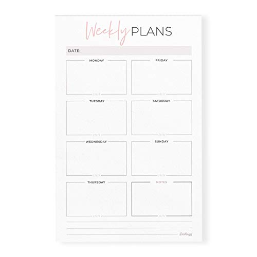 Weekly Plans Rose Gold Planner Notizblock, 14 x 21,6 cm Weekly Plans Rose Gold Planner Notizblock, 14 x 21,6 cm von Dashleigh