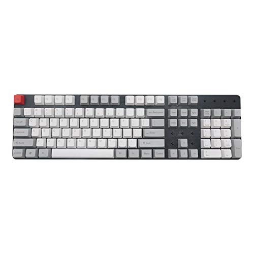 Dasing Die Gruppe mit 104 Tasten besteht aus einer zweifarbigen weißen PBT Einspritzkappe, geeignet für mechanische Tastatur Dasing Die Gruppe mit 104 Tasten besteht aus einer zweifarbigen weißen PBT Einspritzkappe, geeignet für mechanische Tastatur von Dasing