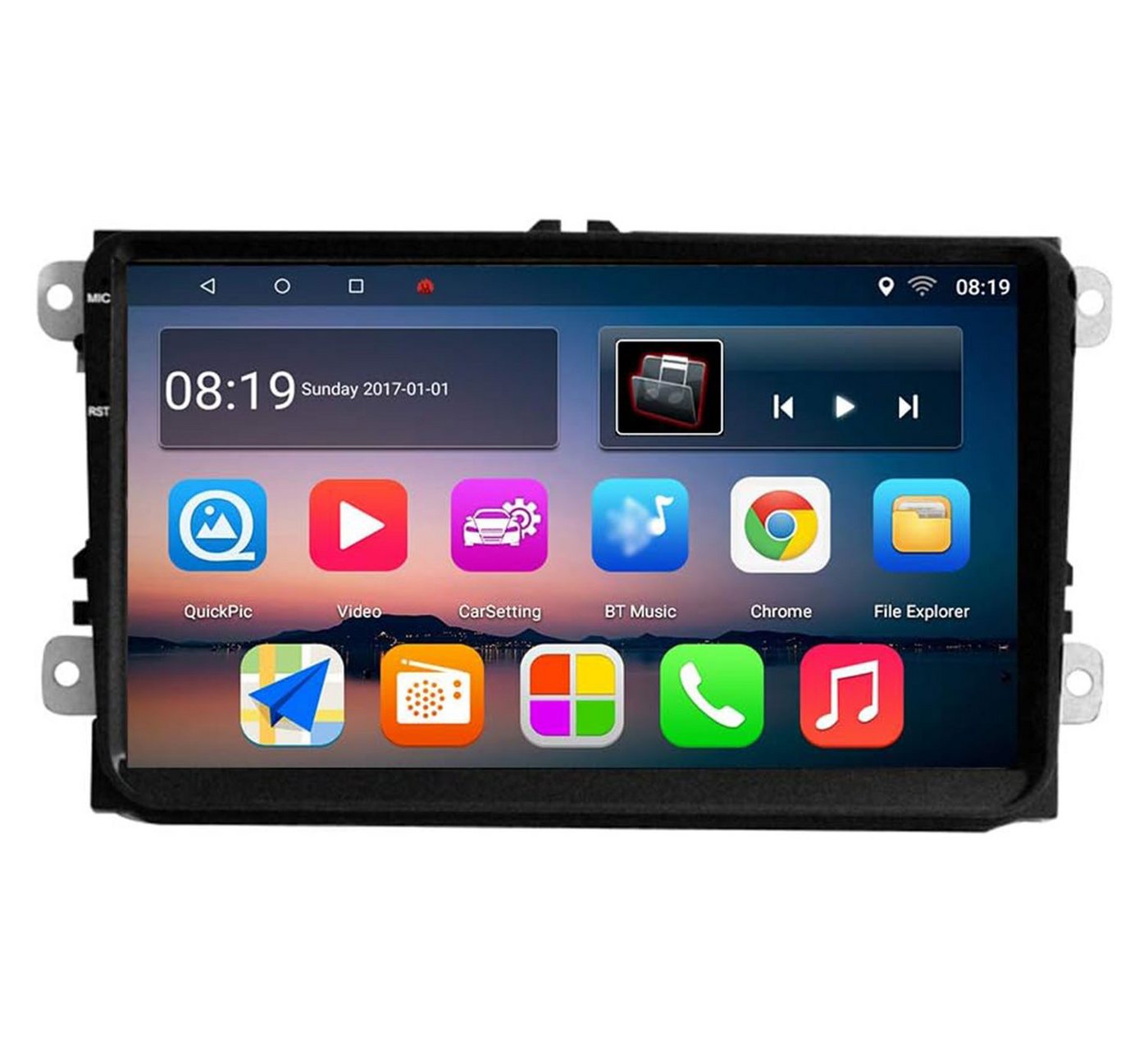 Daskoo Autoradio mit GPS Navi Android 8.1 für Volkswagen Polo Passat Golf Autoradio Daskoo Autoradio mit GPS Navi Android 8.1 für Volkswagen Polo Passat Golf Autoradio von Daskoo