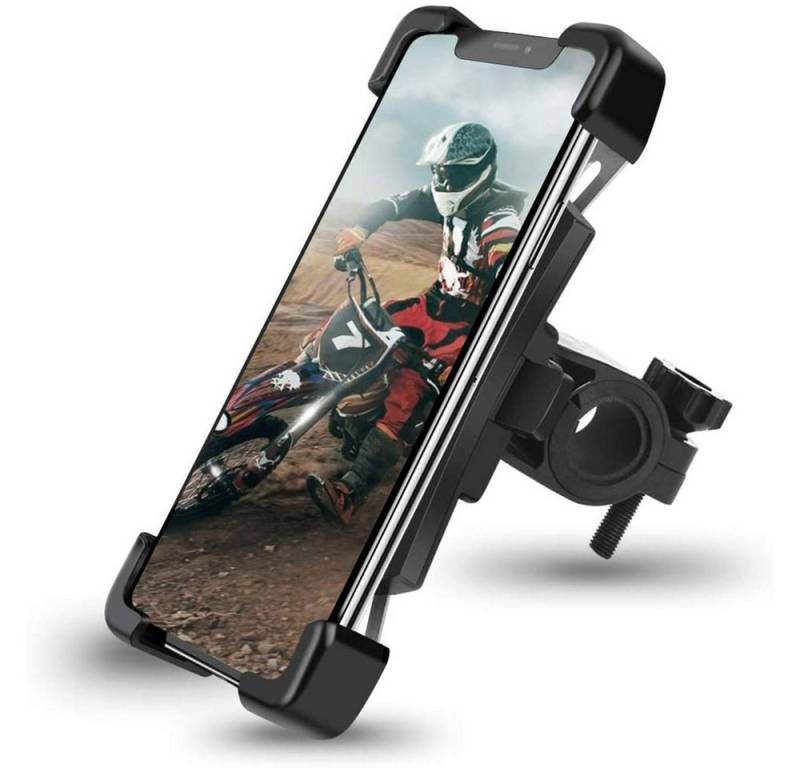Daskoo Handyhalterung Fahrrad 360° Motorrad Roller Bike Universal Lenker Handy-Halterung von Daskoo