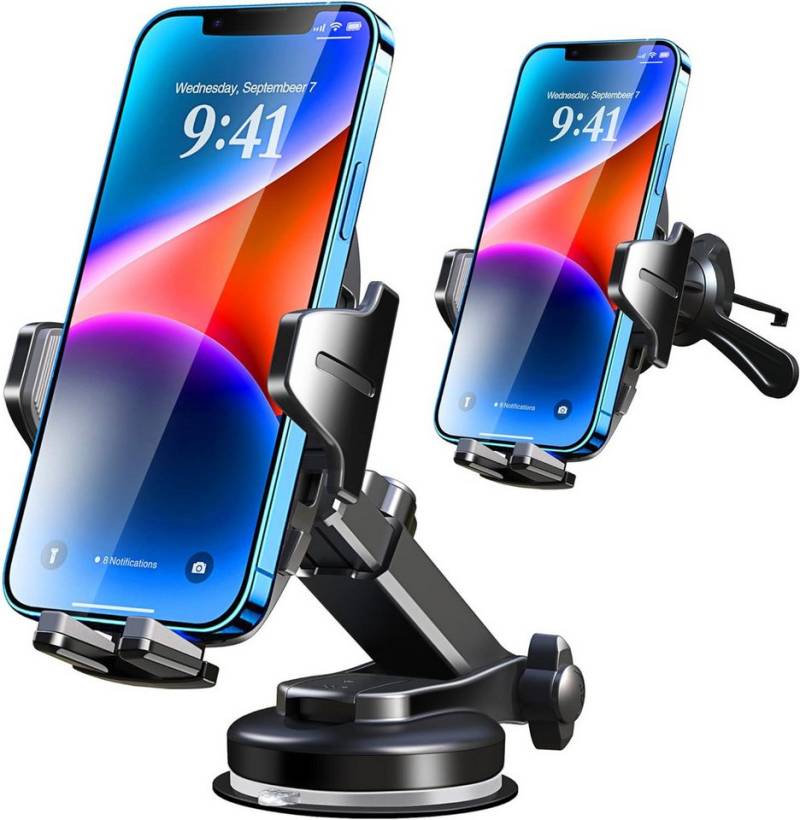 Daskoo Handyhalterung Fahrrad ALU 360° Motorrad Roller Bike Universal Handy-Halterung von Daskoo