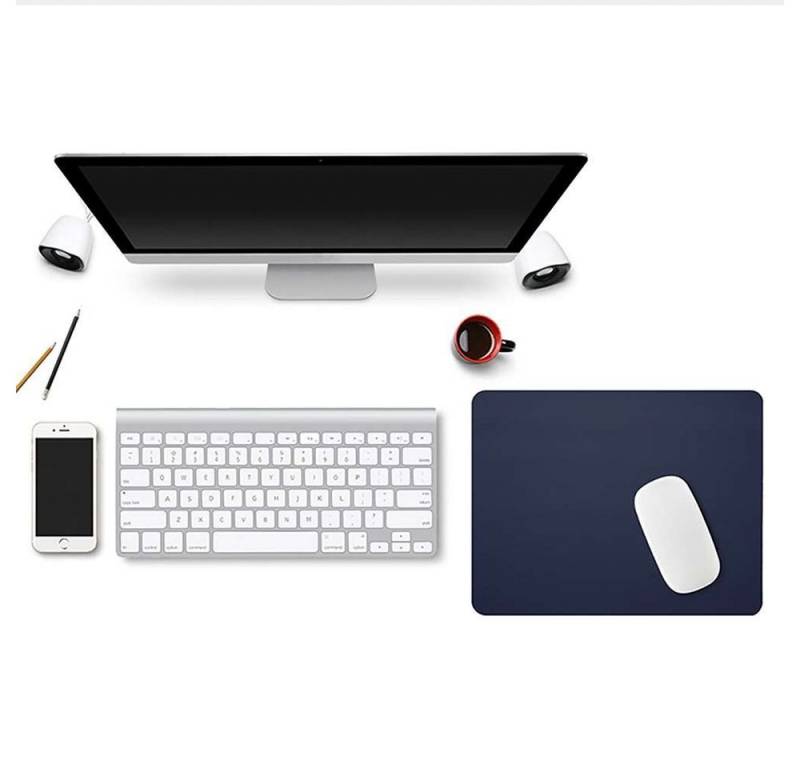Daskoo Mauspad Mauspad Gamermauspad Gaming Mousepad PU-Leder 21x27cm von Daskoo