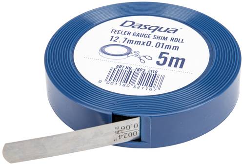 Dasqua 1803-2110 Fühlerlehrenband aus Edelstahl 1 St. Dicke: 0,01mm von Dasqua