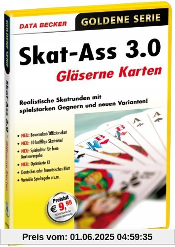 Skat-Ass 3.0 Gläserne Karten von Data Becker