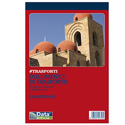 DU1607CD330 Block für Transportdokumente dreifache Kopie von Data Ufficio