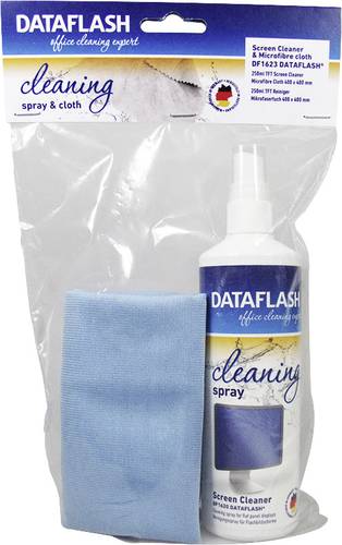 DataFlash TFT, LCD Bildschirmreiniger 250ml inkl. Reinigungstuch DF1623 1St. DataFlash TFT, LCD Bildschirmreiniger 250ml inkl. Reinigungstuch DF1623 1St. von DataFlash