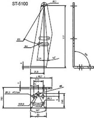 DATALOGIC ST-5100 Fixing bracket S300 (95ACC2840) von DataLogic