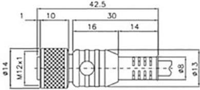 DataLogic Anschlusskabel CS-A1-02-G-10 Ausführung (allgemein) Anschlusskabel (95A251390) von DataLogic