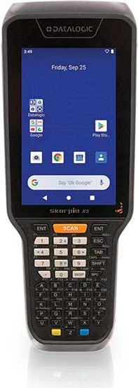 Datalogic Skorpio X5 - Datenerfassungsterminal - robust - Android 10 - 32GB - 10,9 cm (4.3) Farbe TFT (800 x 480) - Kamera auf Rückseite - Barcodeleser - (2D-Imager) - USB-Host - microSD-Steckplatz - Wi-Fi, NFC, Bluetooth (943500007) von DataLogic