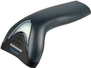 Datalogic Touch 65 Light 1D, USB, dunkelgrau Touchreader, Retail, 1D, Linear-Imager, Lesebreite: 65mm, USB, 0,130kg, inkl.: Standfuß, separat bestellen: Schnittstellenkabel, dunkelgrau (TD1120-BK-65) (geöffnet) von DataLogic