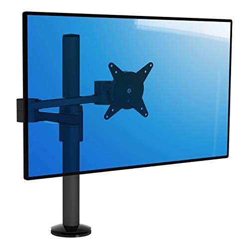 Dataflex 123 ViewLite Monitorarm (Tragkraft max. 8kg, bis 61 cm (24 Zoll) Bildschirmdiagonale, VESA: MIS-D 75x75/100x100mm kompatibel, Klemmkapazität 5-40mm) schwarz, 58.123 von Dataflex